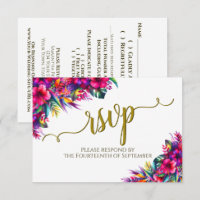 Jardin tropical Floral Élégant Mariage de calligra
