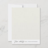 Cartons Réponse JARDIN vintage | R S V P (Dos)