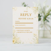 Cartons Réponse Jaune Floral Doux (Debout devant)