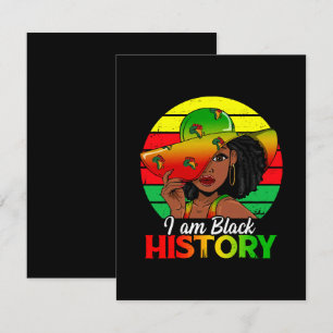 Cartons Réponse Je suis l'histoire noire Afrique Amérique