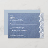 Cartons Réponse Jean & Lace no Repas (Devant / Derrière)