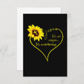 Cartons Réponse Jésus amour | Ce n'est pas la religion C'est une r (Devant / Derrière)