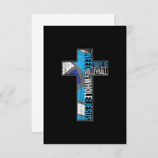 Cartons Réponse Jésus amour |Tout Ce Dont J'Ai Besoin, C'Est Un Pe (Devant / Derrière)