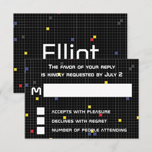 Cartons Réponse Jeu de Bat mitzvah à la barre BM sur (Devant / Derrière)