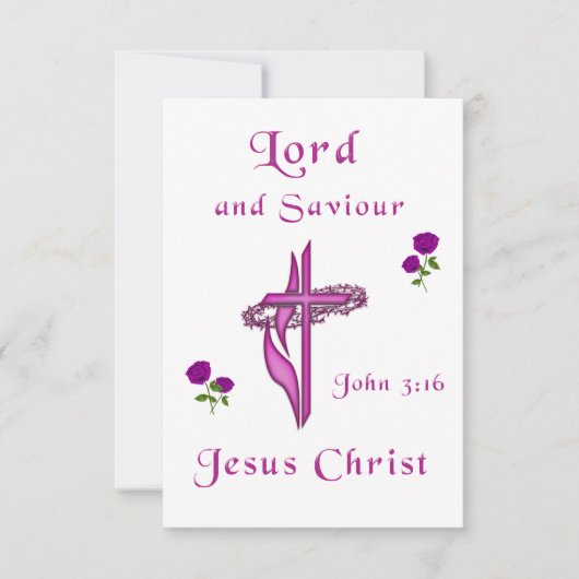 Cartons Réponse John 3:16 (Devant)