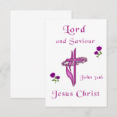 Cartons Réponse John 3:16 (Devant / Derrière)