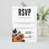 Cartons Réponse Joli Citrouille (Debout devant)