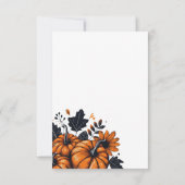 Cartons Réponse Joli Citrouille (Dos)