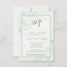 Jolies Pivoines Aquarelle Vert Sauge Bohème Mariag