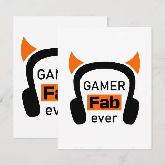 Cartons Réponse joueur fab-ever (Devant / Derrière)