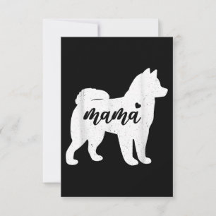 Cartons Réponse Journée des mères Husky Cadeau à mâchoire de chi