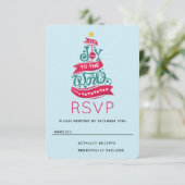 Cartons Réponse Joy to the World Christmas Citation Typographie (Debout devant)