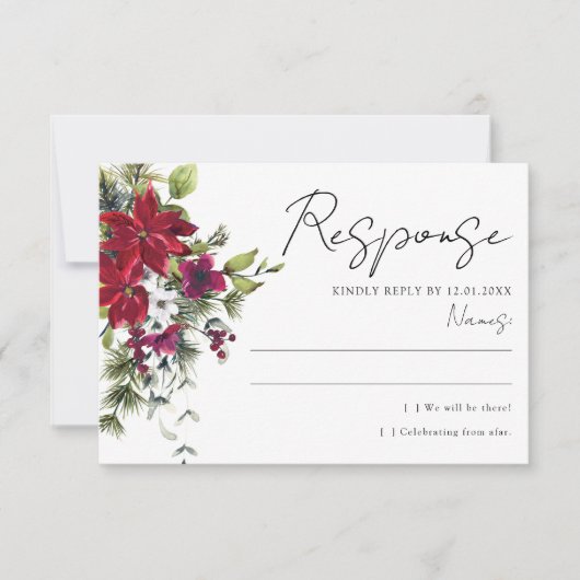 Cartons Réponse Joyeux petit Mariage (Devant)