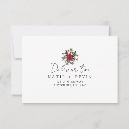 Cartons Réponse Joyeux petit Mariage (Dos)