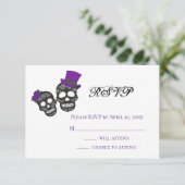 Cartons Réponse Jusqu'à ce que la mort nous sépare | Mariage viole (Debout devant)