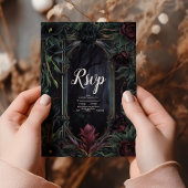 Cartons Réponse Jusqu'à la mort nous séparons le Mariage gothique