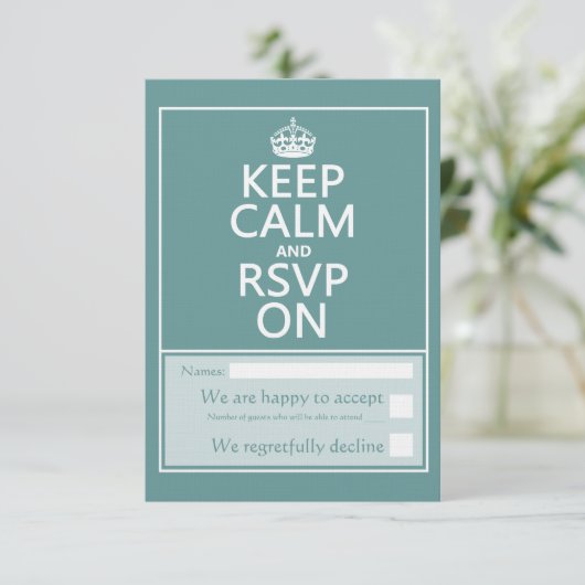 Cartons Réponse Keep Calm and Please (Debout devant)