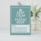 Cartons Réponse Keep Calm and Please (Debout devant)