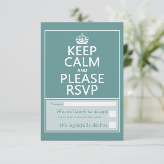 Cartons Réponse Keep Calm and Please (Debout devant)