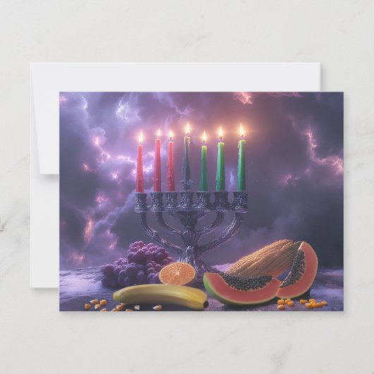 CARTONS RÉPONSE KWANZAA - JOYEUX KWANZAA - (Devant)