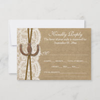 La collection de Mariages Kraft, Lace & Horseshoe