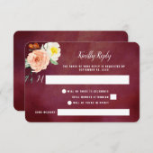 Cartons Réponse La Collection Mariage Romance In Bloom (Devant / Derrière)