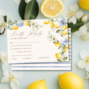 Cartons Réponse La Dolce Vita Lemon Citrus Méditerranéen Mariage