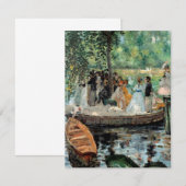 Cartons Réponse La Grenouillère Auguste Renoir (Devant / Derrière)