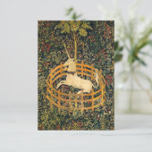 Cartons Réponse La licorne en captivité (Debout devant)