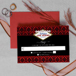 Cartons Réponse La Parties scintillant Damask Las Vegas Mariage Co<br><div class="desc">Célébrez dans le style avec ces cartes RSVP mariage chic et très tendance. Ce design est facile à personnaliser avec votre libellé d'événement spécial et vos invités seront ravis quand ils recevront ces fabuleuses réponses cartes.</div>