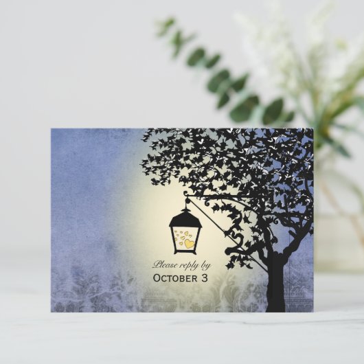 Cartons Réponse Lampe de flux vintage (Debout devant)