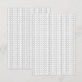 Cartons Réponse Langue Conception Quatorze (Devant / Derrière)