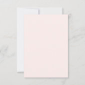 Cartons Réponse Laurel & Rose Fleurs Mariage (Dos)