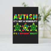 Cartons Réponse L'autisme n'est pas une Sensibilisation sur l'auti (Debout devant)