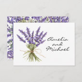 Cartons Réponse Lavande Blossom Garden Demande de chanson (Devant / Derrière)