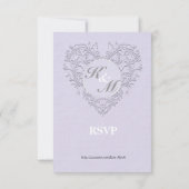 Cartons Réponse Lavender HeartyChic (Dos)