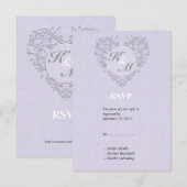 Cartons Réponse Lavender HeartyChic (Devant / Derrière)