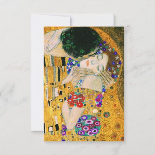 Cartons Réponse Le baiser de Gustav Klimt (Devant)