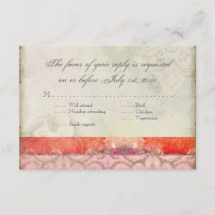 Cartons Réponse Le baroque vintage moderne tourbillonne les rêves