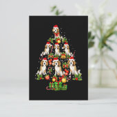Cartons Réponse Le poison de Beagle Christmas Tree Beagle Dog Love (Debout devant)