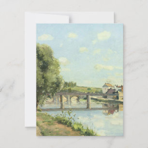 Cartons Réponse Le Pont Du Chemin De Fer Camille Pissarro