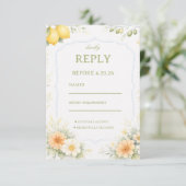 Cartons Réponse Lemon Floral Soft Response (Debout devant)