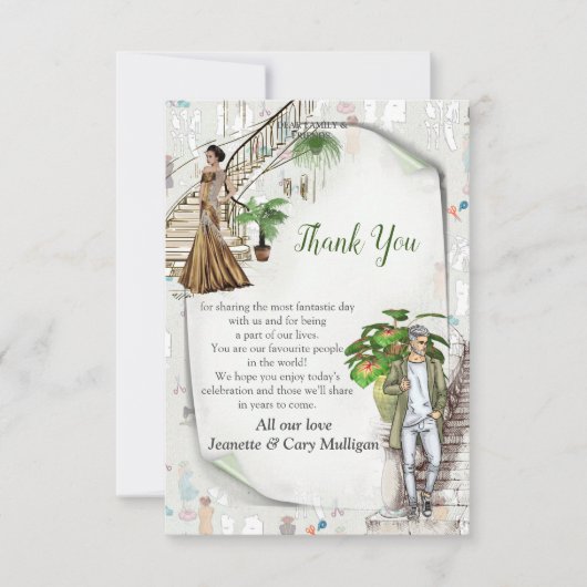 Cartons Réponse Les designers de mode (Devant)