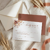 Cartons Réponse Les fleurs d'automne du Mariage d'amour