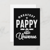 Cartons Réponse Les hommes les plus grands appy dans l'Univers Gra (Devant / Derrière)