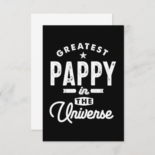 Cartons Réponse Les hommes les plus grands appy dans l'Univers Gra (Devant / Derrière)