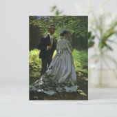Cartons Réponse Les Promenades (Les Poussettes) par Monet Mariage (Debout devant)