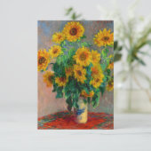 Cartons Réponse Les tournesols de Monet (Debout devant)