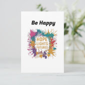 Cartons Réponse L'espoir éclaire les avenirs  (Debout devant)