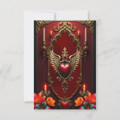 Cartons Réponse L'esprit du magnifique style vintage. (Dos)